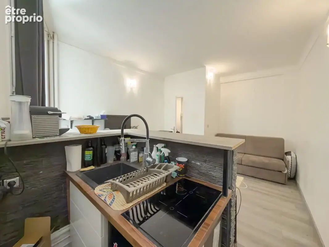 Appartement Paris 1 pièce(s) 19.82 m2 - photo 2
