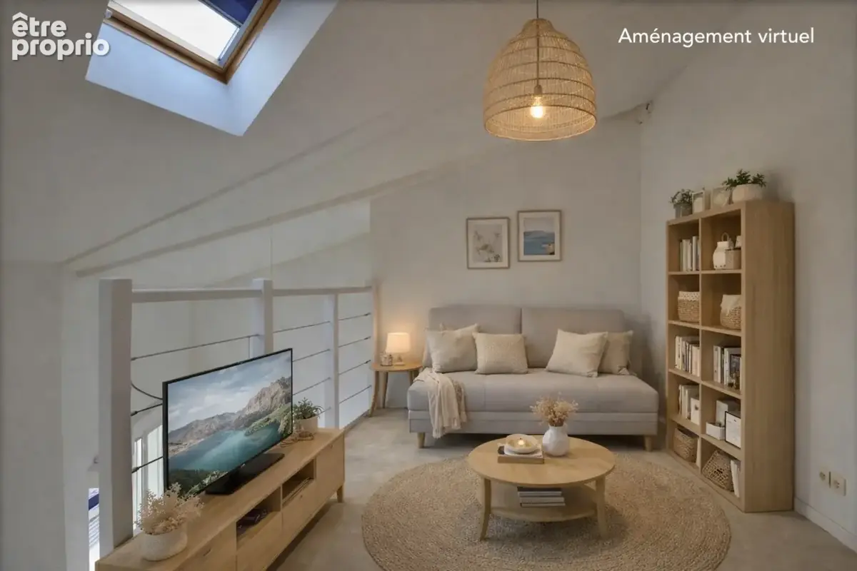 Pézenas – Dernier étage – T2 avec mezzanine, terrasse, climatisation et parking - photo 7