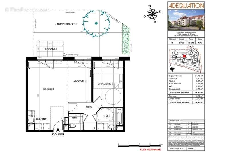 Appartement à CORMEILLES-EN-PARISIS