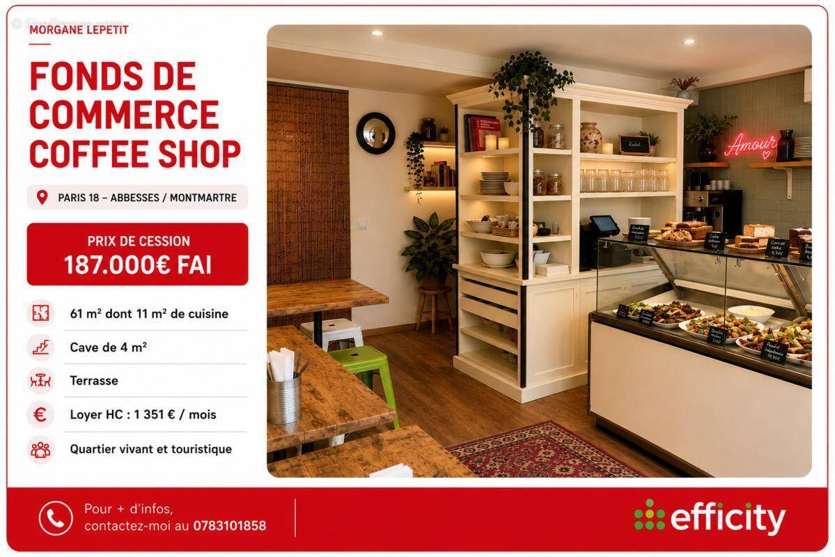Commerce à PARIS-18E