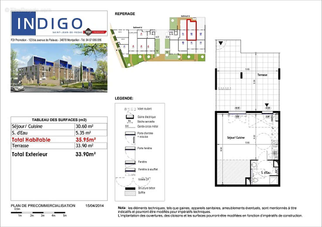 Appartement à SAINT-JEAN-DE-VEDAS