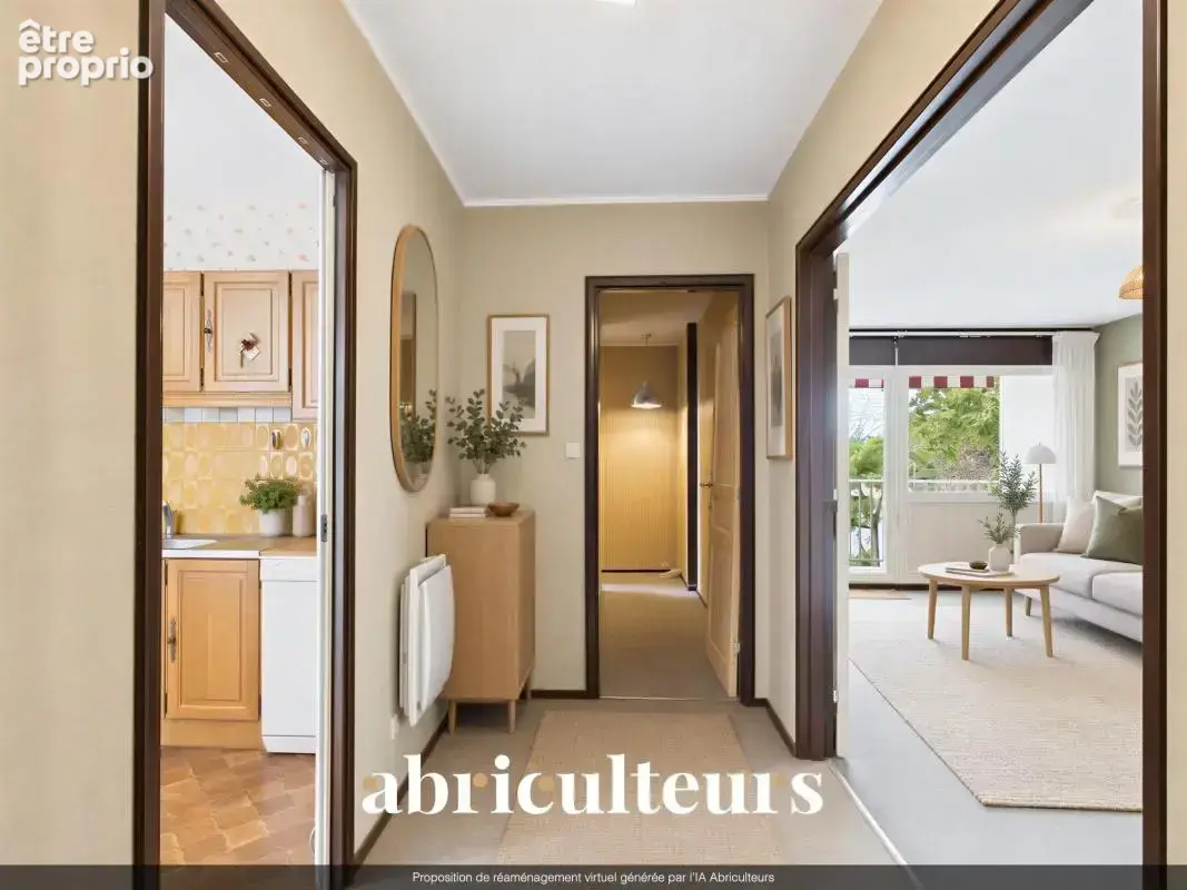 Talence : T4 traversant de 80 m² avec balcon, parking et cellier, à rafraîchir - photo 2