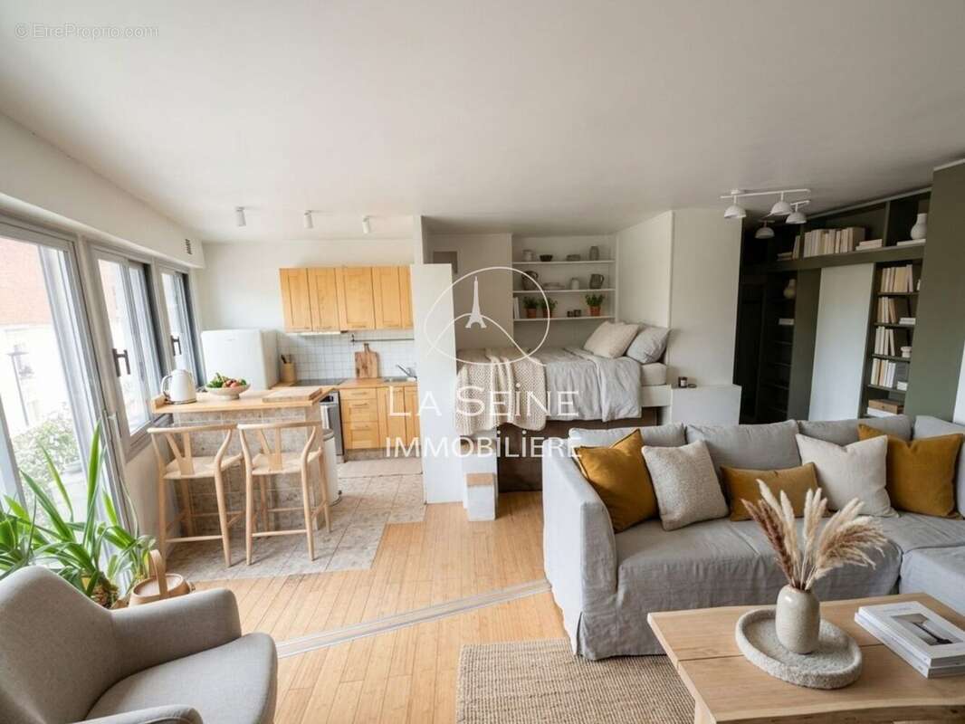 Appartement 35 m² à Boulogne-Billancourt  - photo 2