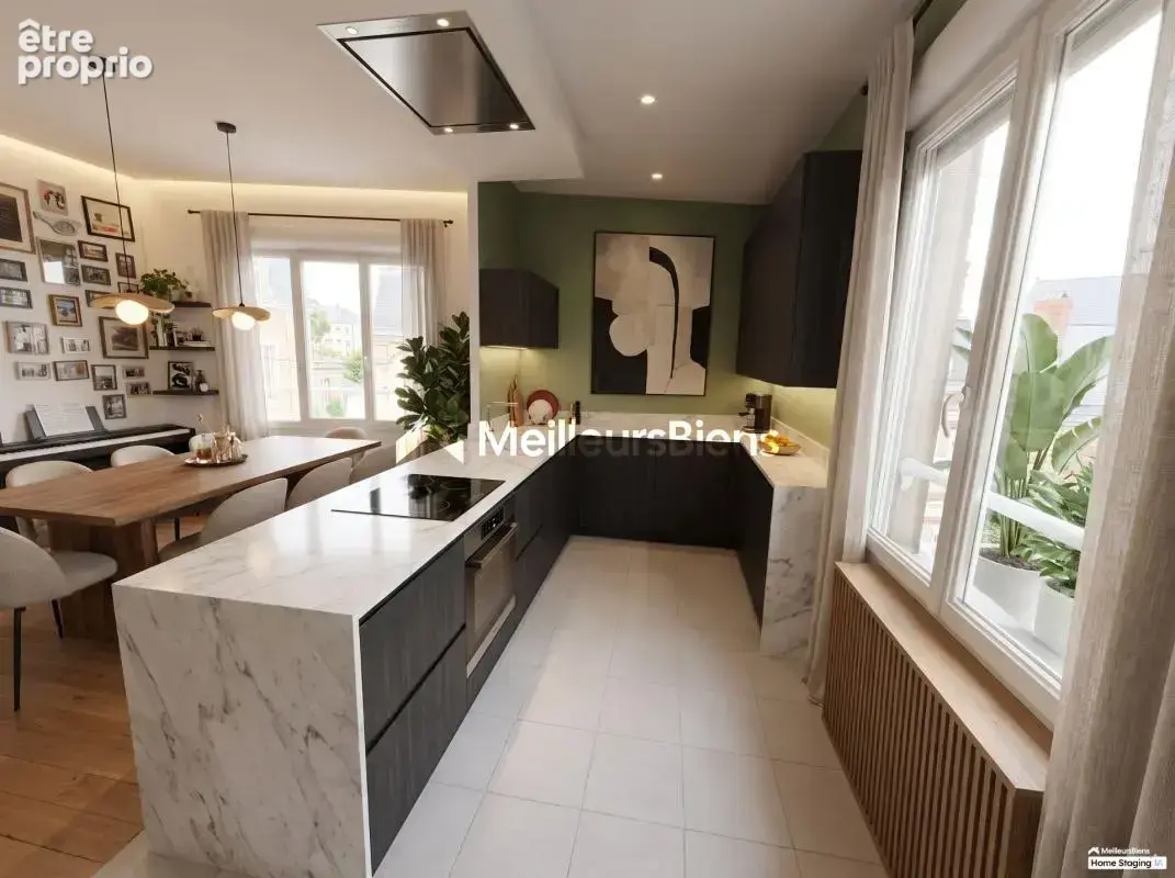 Laval – Secteur gare – Appartement de charme d’environ 80 m² avec 2 chambres et cave - photo 7