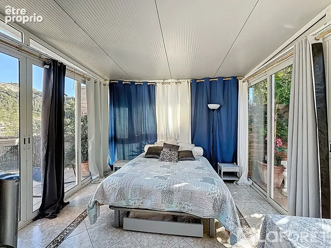 Roquebrune Carnolès - Maison indépendante 6P aperçu mer au calme - photo 14