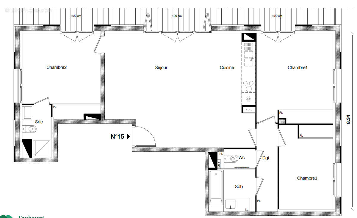 Appartement à TOULOUSE