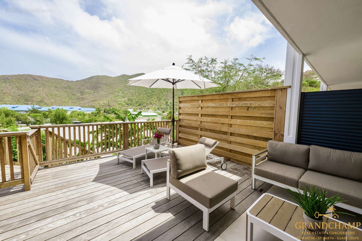 Duplex vue mer + terrasse   Anse Marcel - photo 3