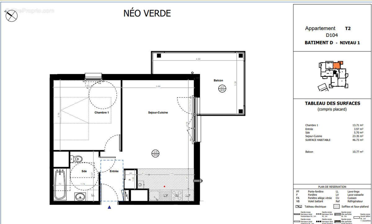 Appartement à ORVAULT