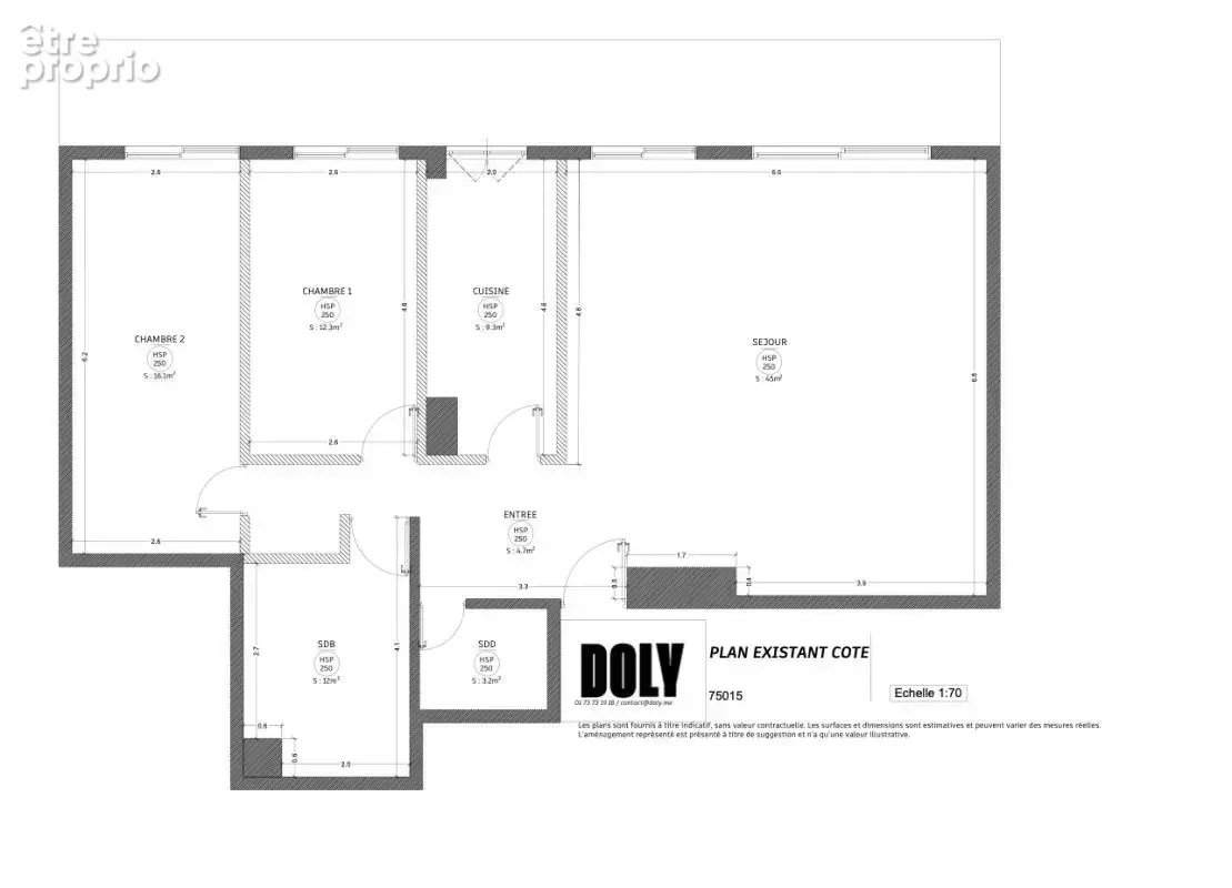 DOLY - Appartement - 107 m2, Balcon - Paris 15e - photo 13