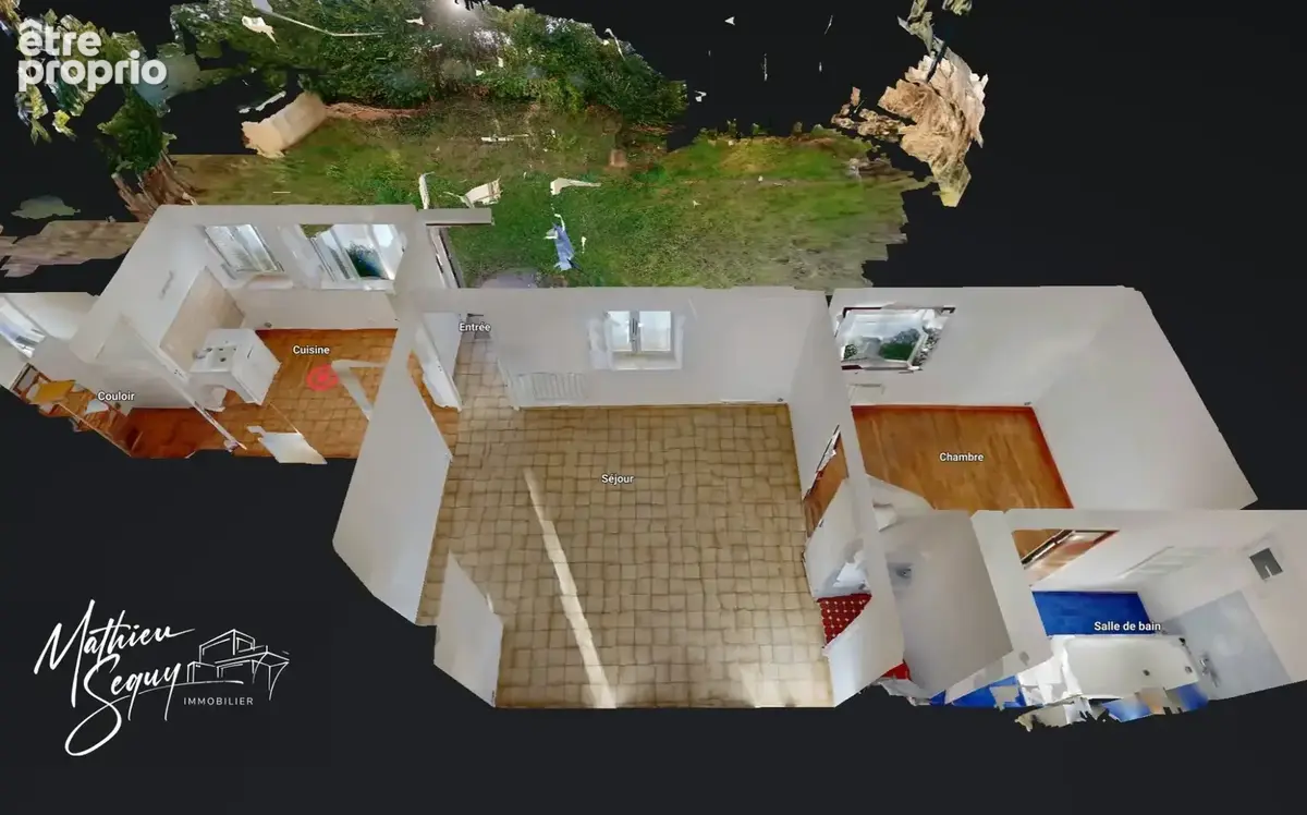 CHARBONNIERES LES BAINS (69) Appartement T2 de 45m² avec jardin de 84m² - Façade refaite 2025 et huisseries changées 2025 - photo 6