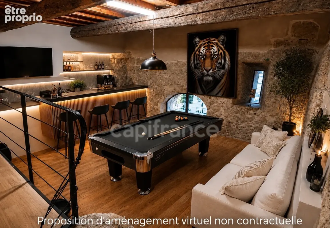 Gigean(34), à vendre maison de village rénovée p4, surface totale 126 m2, terrasse 10 m2, garage 26 m2, centre ville - photo 18