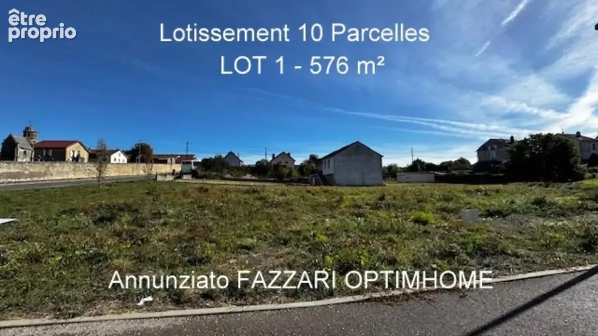 Proche Belgique et Luxembourg - Stenay 55700 terrain à bâtir viabilisé de 576 m² - photo 1
