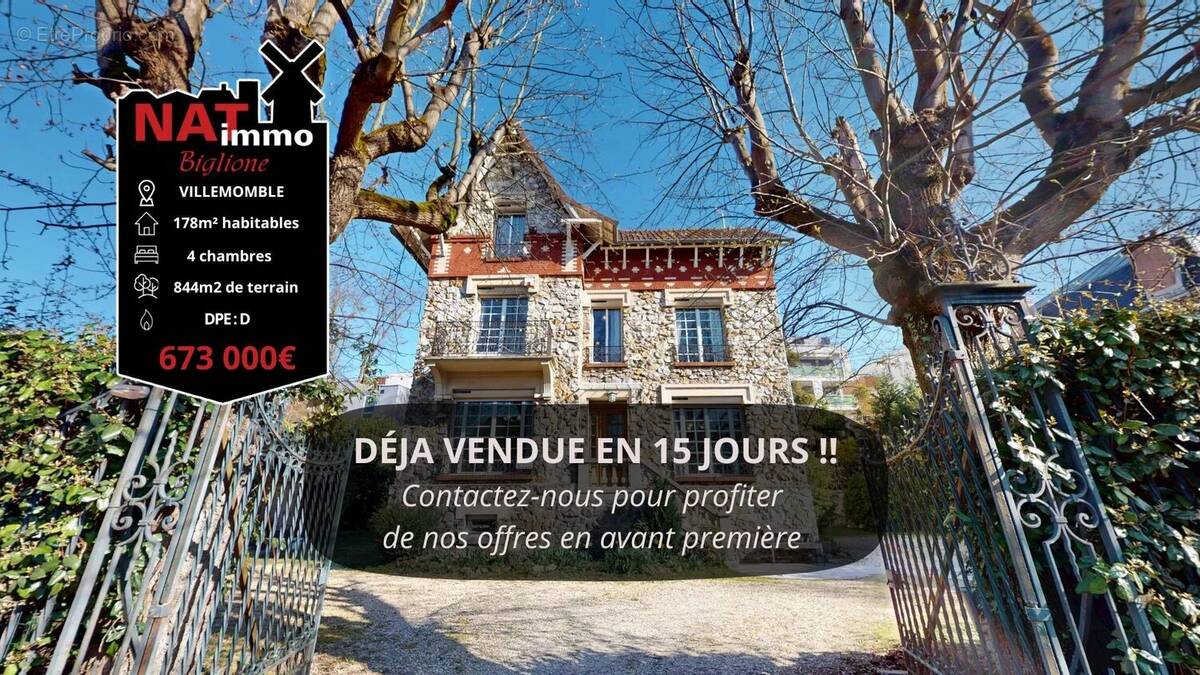 Maison à VILLEMOMBLE