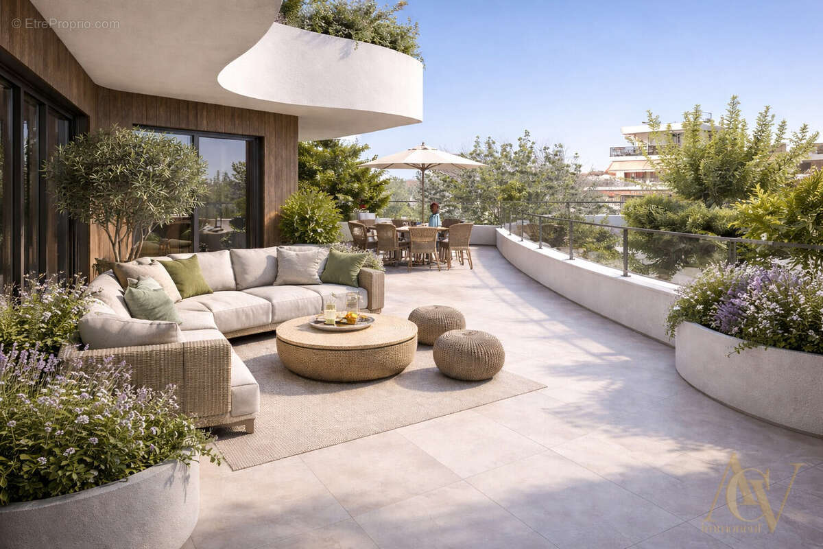 4 Pièces terrasse 50 m² Roquebrune Cap Martin 3 - Appartement à ROQUEBRUNE-CAP-MARTIN