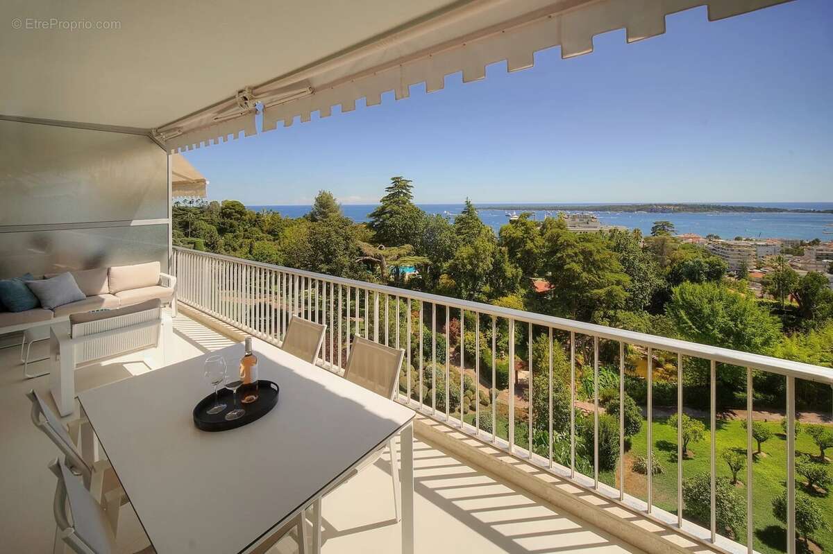 Superbe 4 P Vue panoramique mer Résidence de prestige Cannes Californie - photo 7