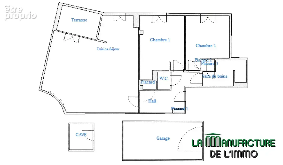 Appartement saint jean bonnefonds - t3 en rez de jardin de 72,11m2 avec terrasse et jardin - photo 27