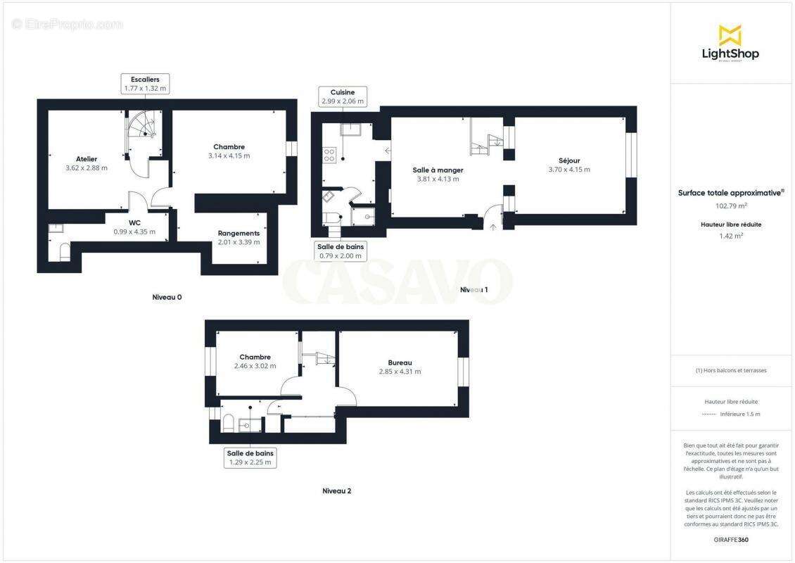 Appartement à PARIS-14E