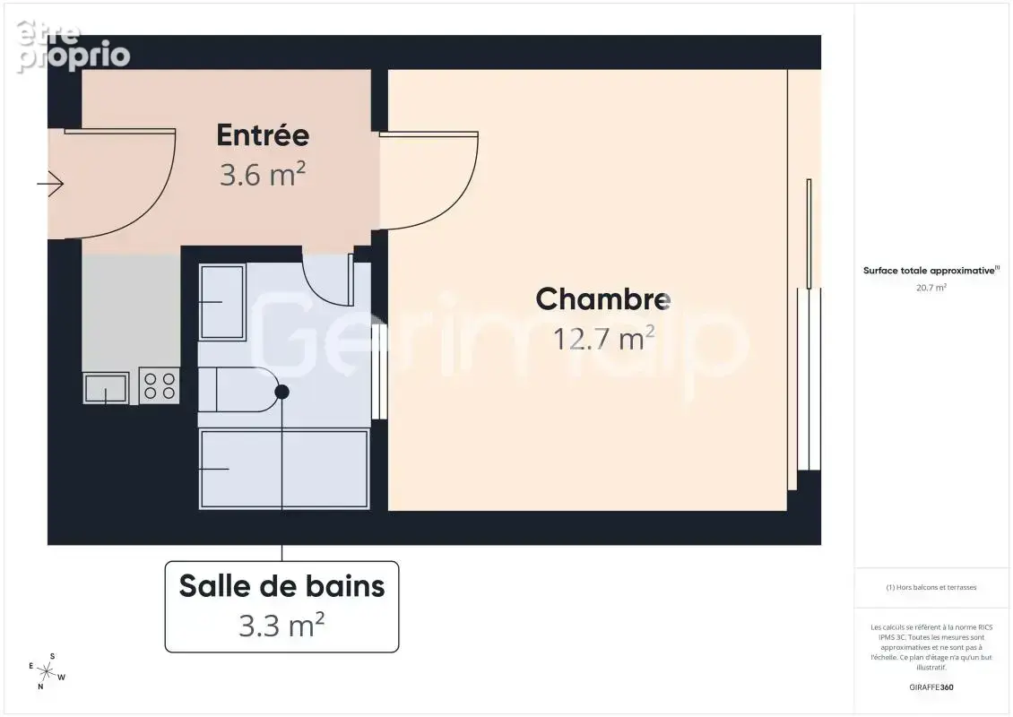 Vente - Appartement - Studio - 21 m² - 225 000 € - ANNECY - 11 - photo 5