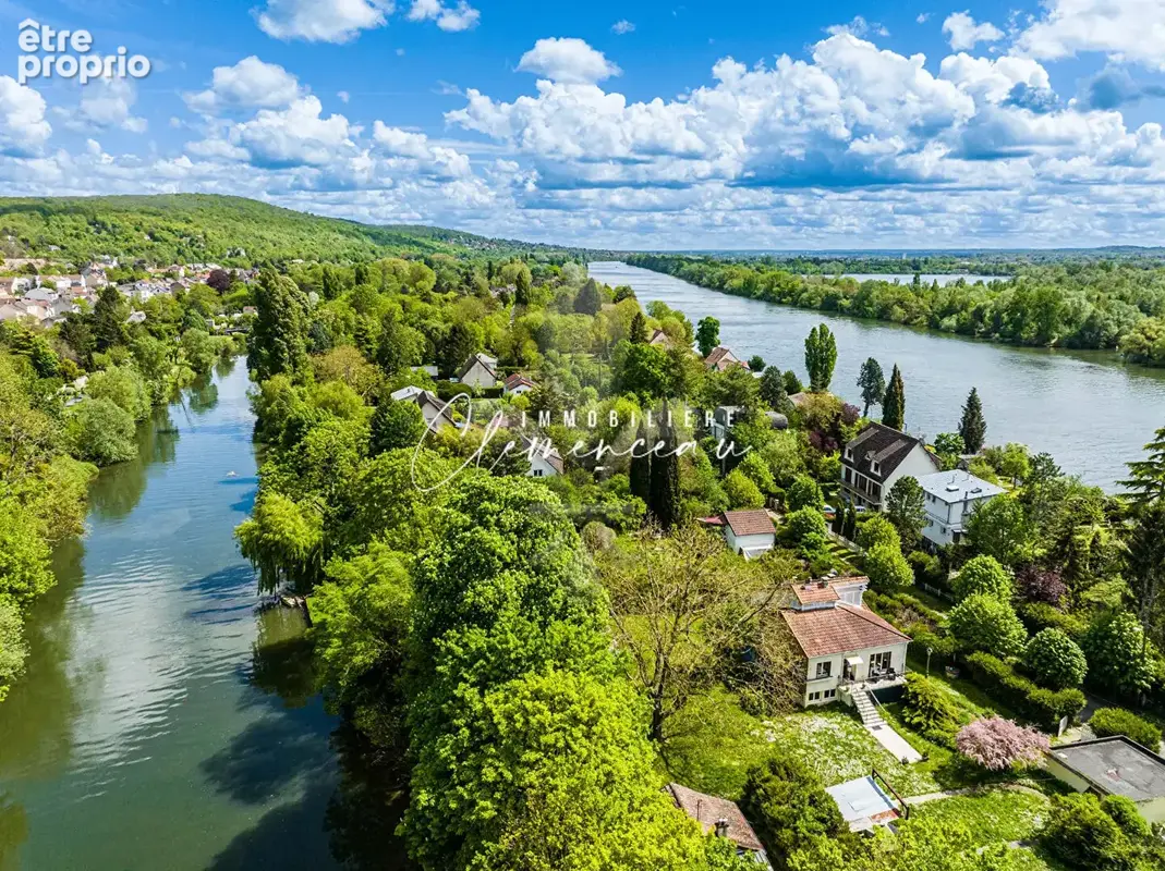 Île de vaux-sur-seine - maison récente avec ponton privatif - photo 16