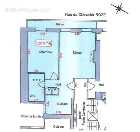 Appartement à MARSEILLE-2E