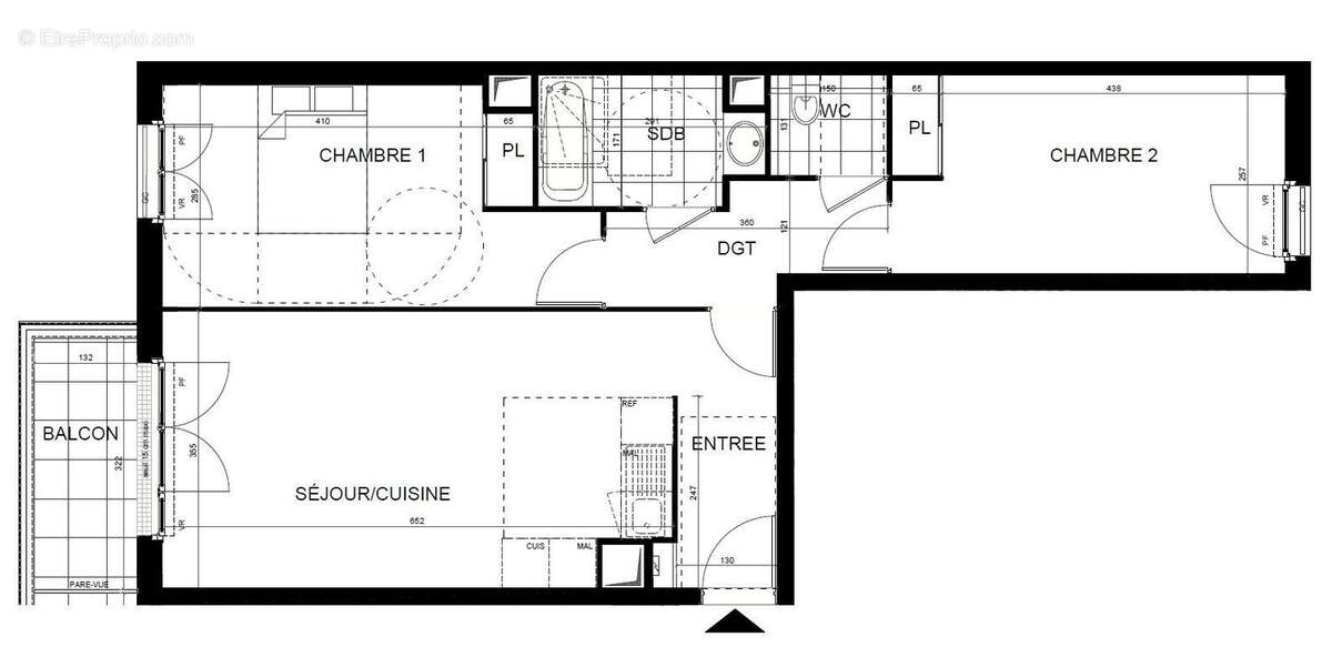 Appartement à LES CLAYES-SOUS-BOIS