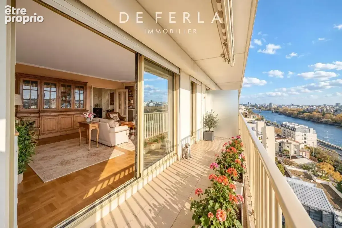 Duplex au dernier étage — Terrasse panoramique — COURBEVOIE / ÎLE DE LA JATTE - photo 6