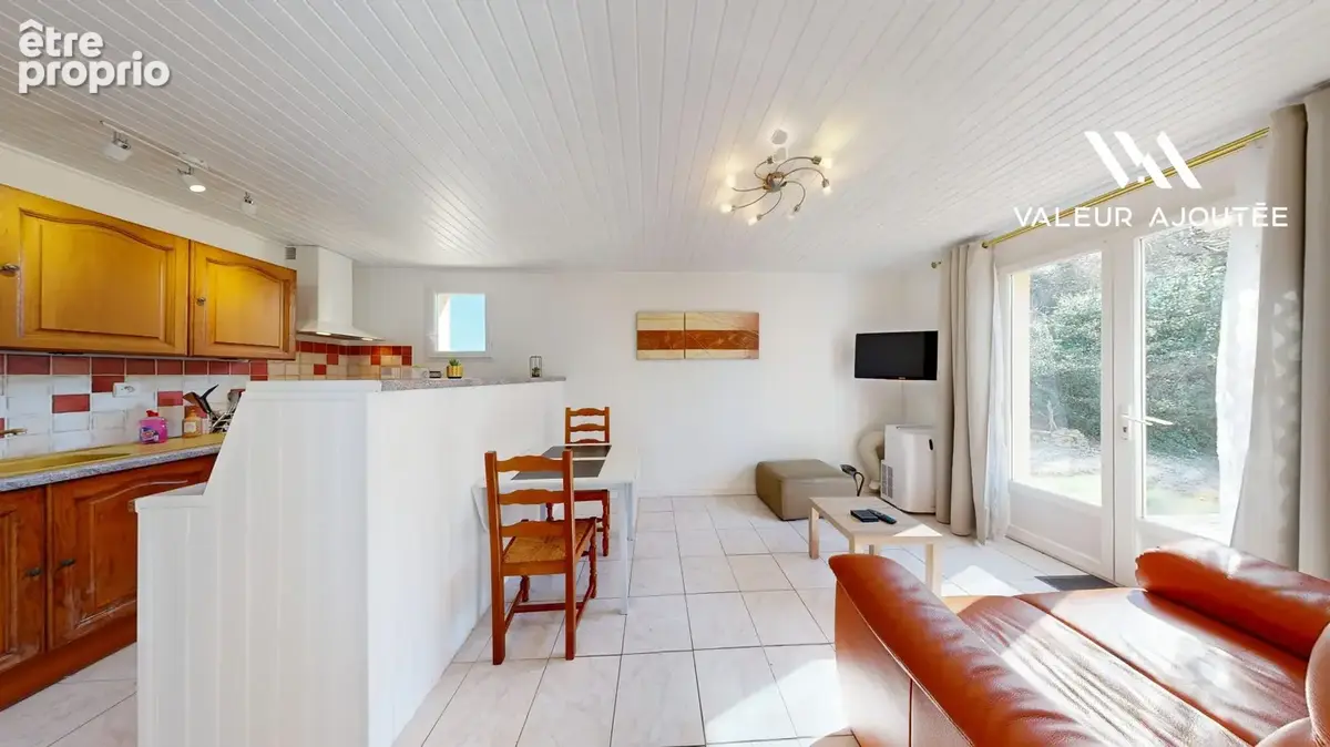 Pièce de vie du 2 ème gîte