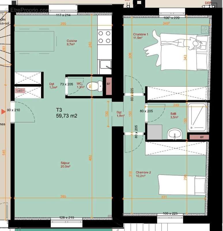 Photo 3 - Appartement à VERNON