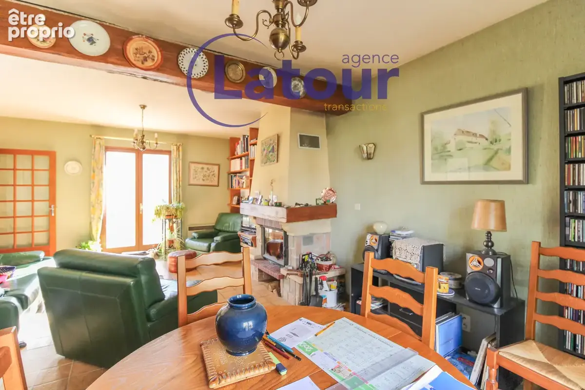 5 min rn 12. maison de 7 pieces avec sous-sol total sur  1100 m2 de terrain. - photo 3