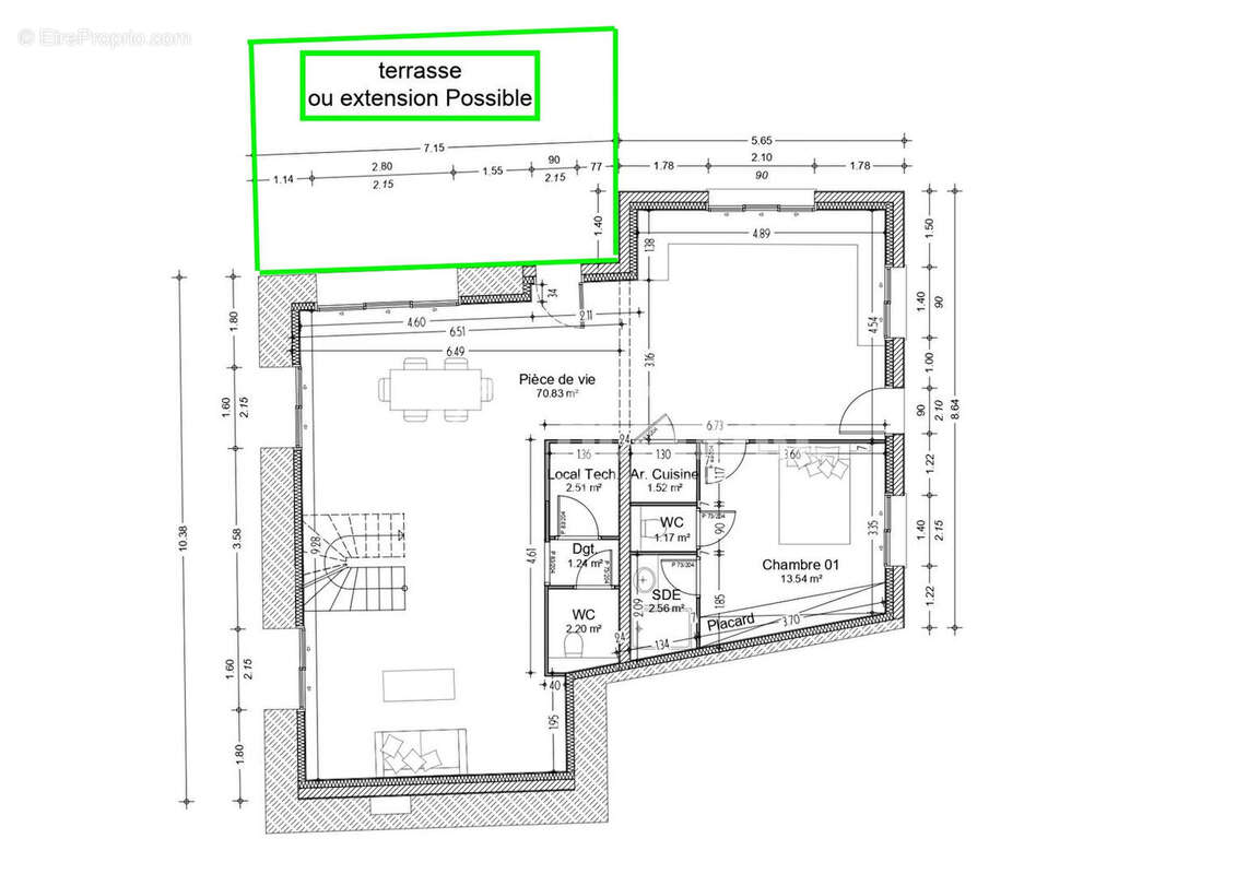 Maison Pornichet 5 pièce(s) 150 m2 - photo 3