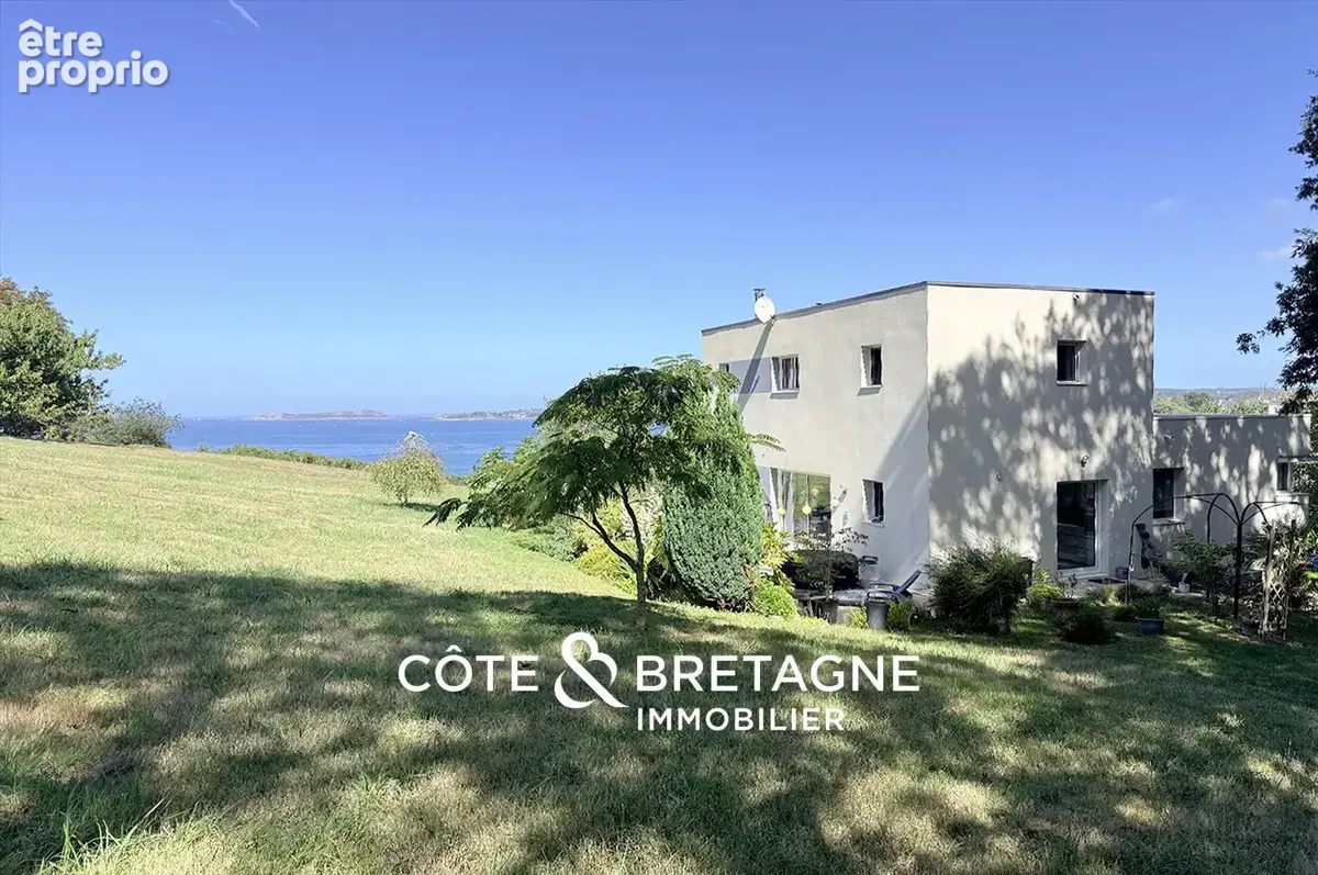 Trédrez-locquémeau   maison d’architecte lumineuse avec vue mer et grand terrain  réf : 2026168 - photo 4