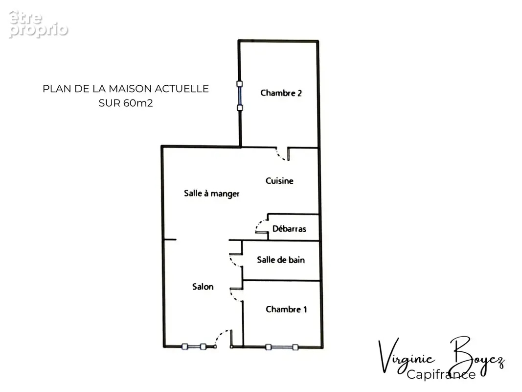 Maison à réhabiliter à vendre 3 pièces HAMES BOUCRES (62) - photo 7