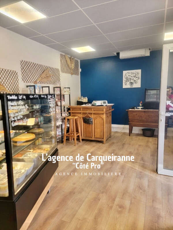 Cession de droit au bail 80 m2 local commercial et appartement t2 idealement situe centre ville carqueiranne - photo 4