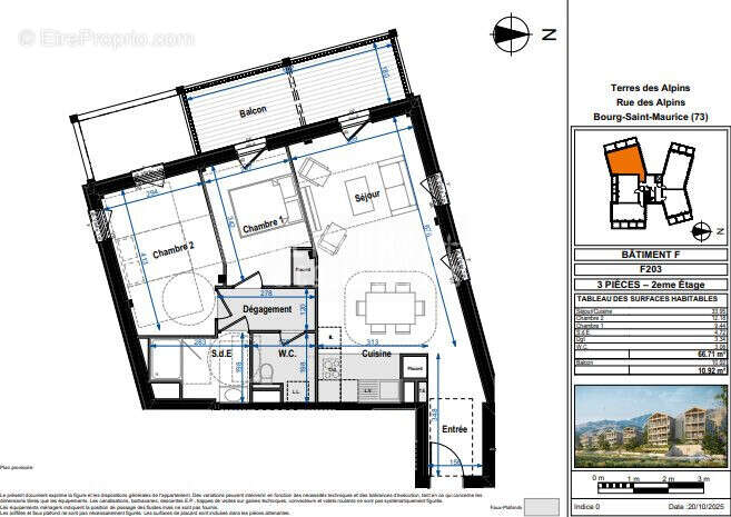 Appartement à BOURG-SAINT-MAURICE