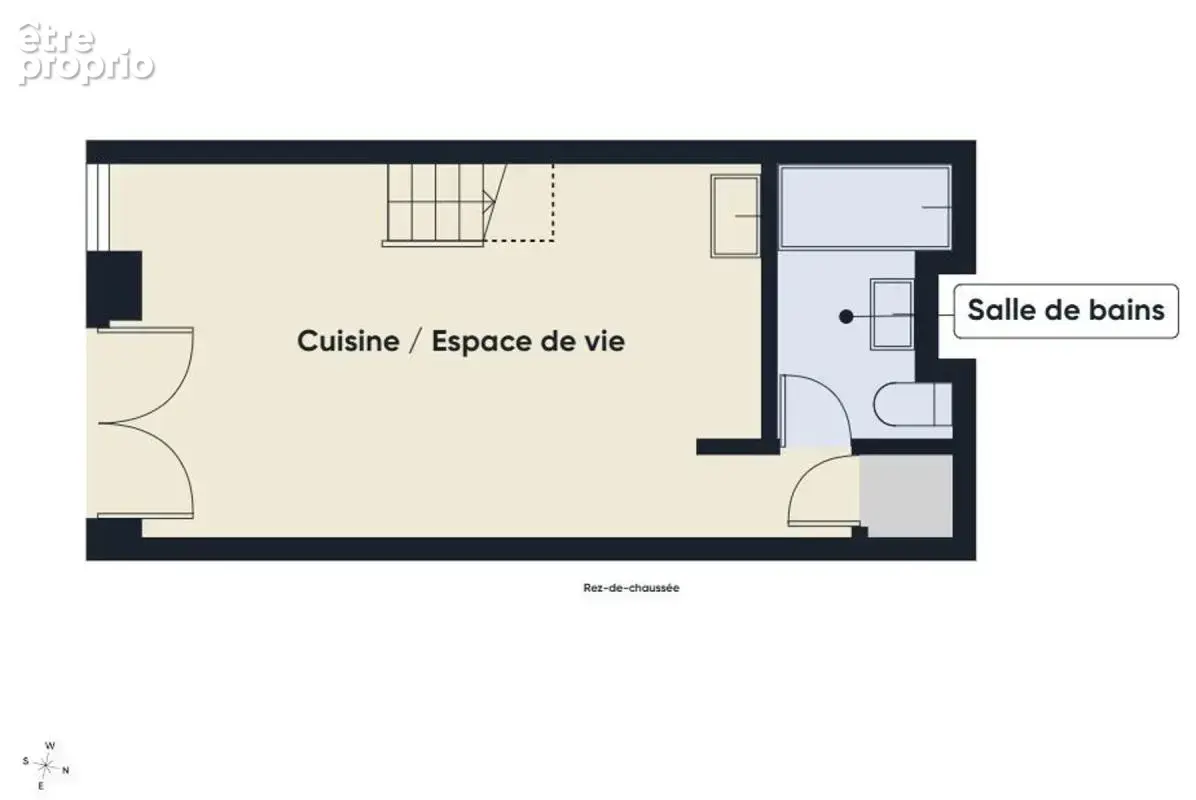 Studio de charme avec mezzanine proche de la place Sathonay - photo 12