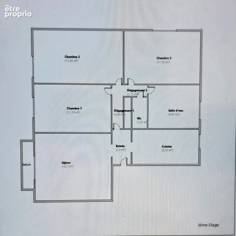 Appartement Villetaneuse 4 pièces 74.10 m2 proche gare et Tram - photo 10