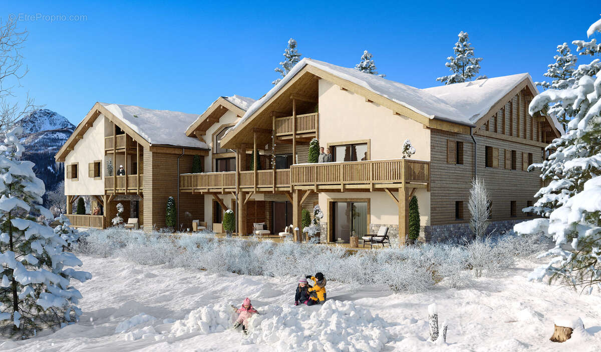 T2 coin montagne avec terrasse sud de 24m2 - photo 2