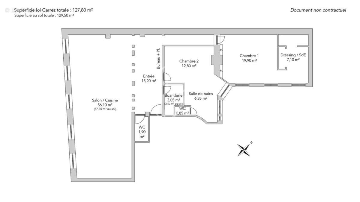 Appartement à PARIS-17E