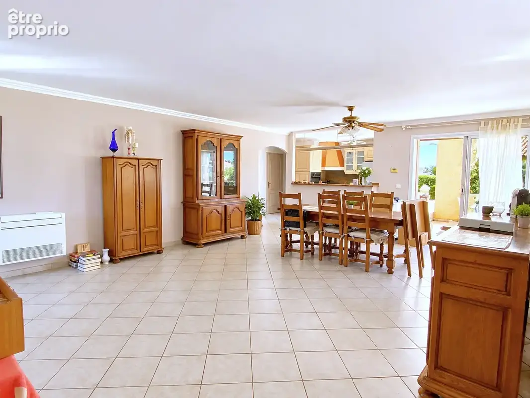 Une villa de plain-pied, 4 faces, avec piscine, entre perpignan et argeles-sur-mer - photo 5