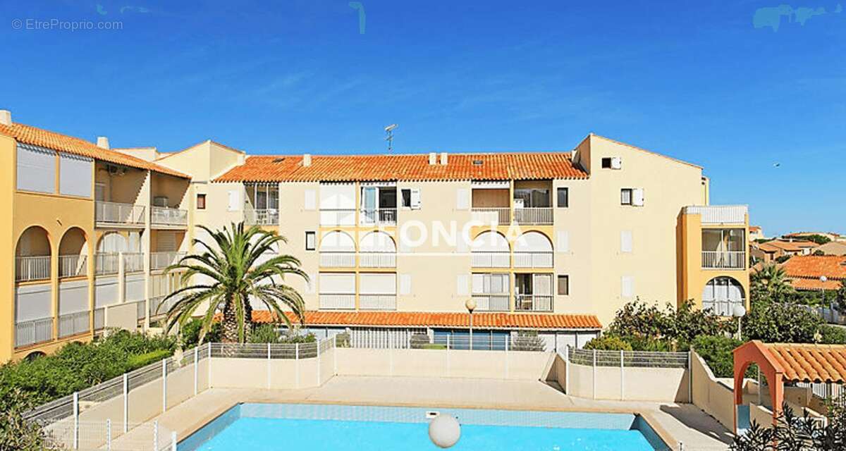 Narbonne plage, 2 chambres, lumineux, belle vue dégagée, piscine, parking - photo 6