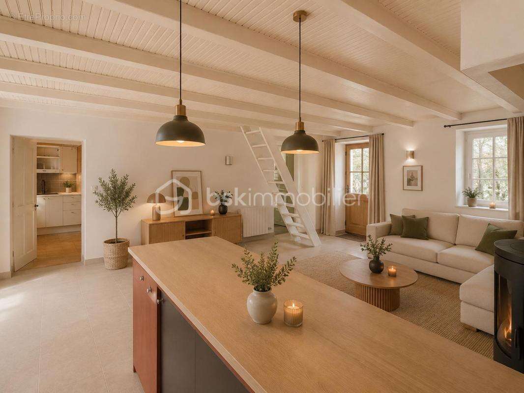 Maison en pierres 90m² - 4 chambres avec jardin Sud et dépendances - Saint-Dolay - photo 6
