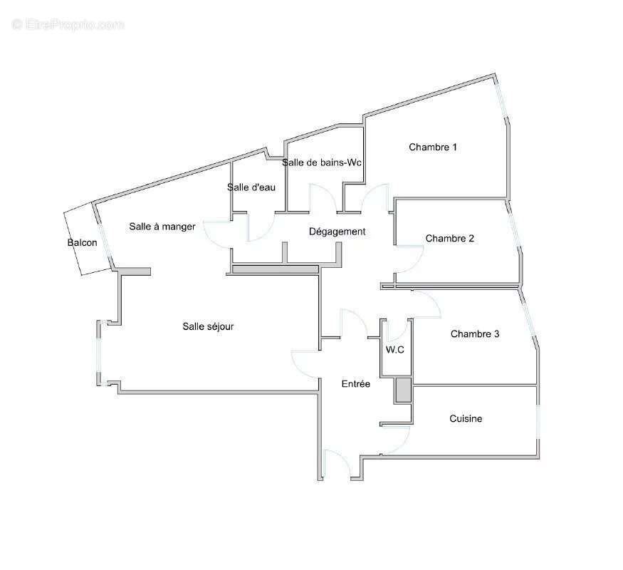 Appartement à PARIS-15E