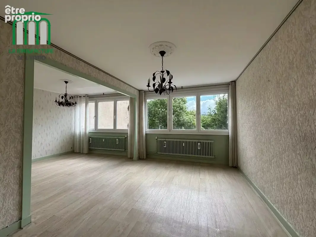 Saint etienne bellevue - appartement t4  traversant et lumineux de 79,28m² avec 2 chambres + garage + cave - photo 11