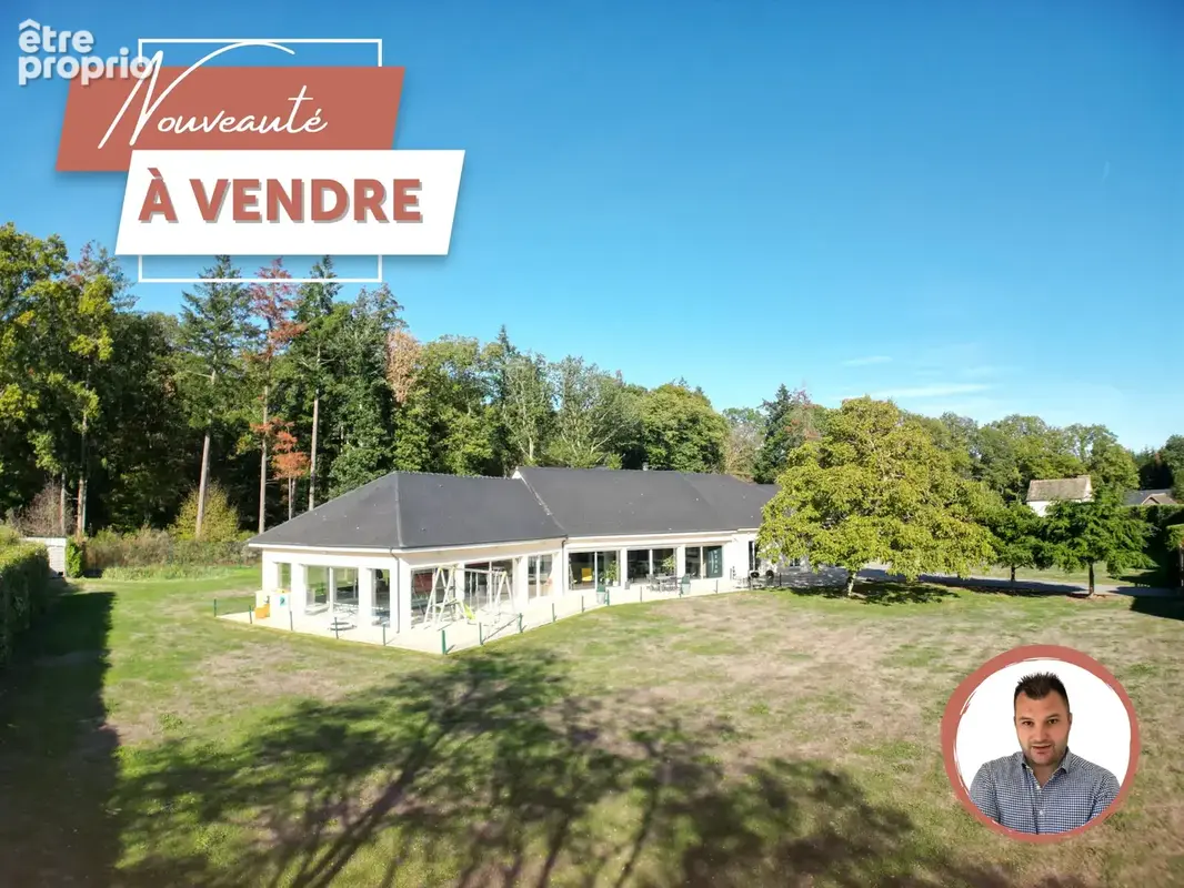 Magnifique propriété de plain-pied en bordure de forêt   à 15 minutes d’anet - photo 1