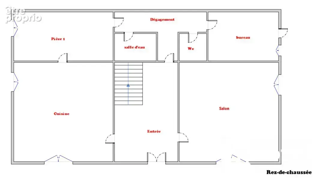 Plan rez-de-chaussée