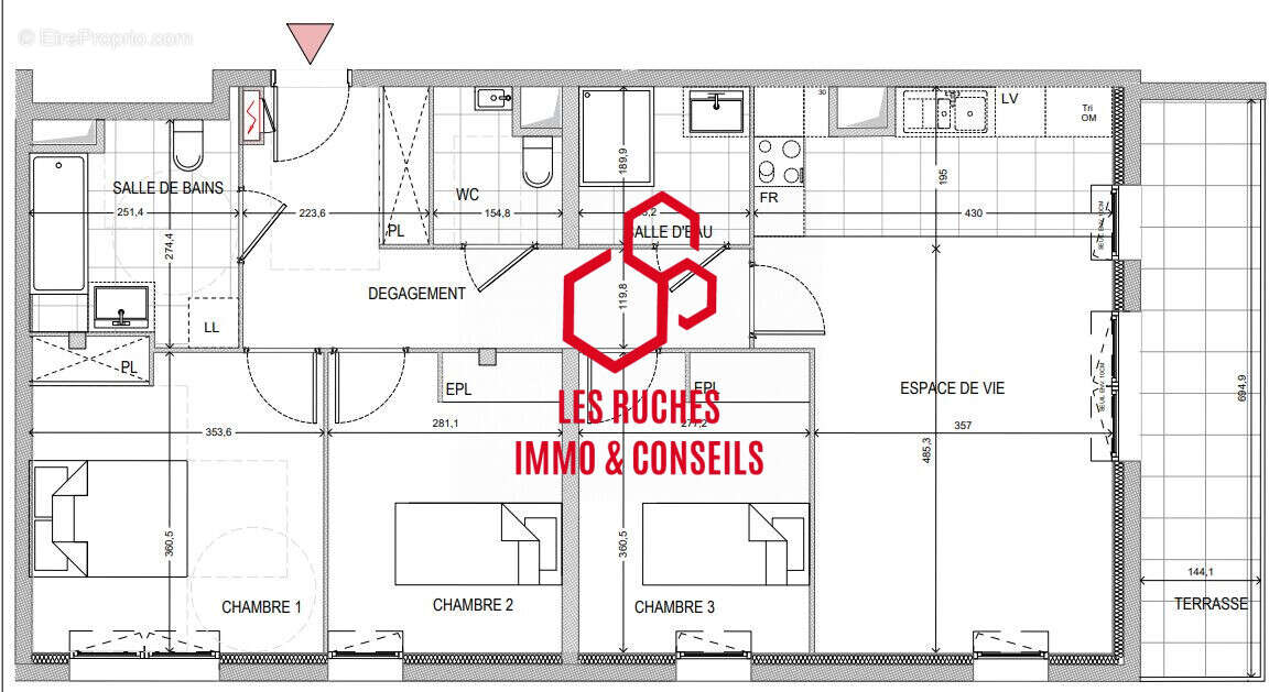 Appartement à LAGNY-SUR-MARNE