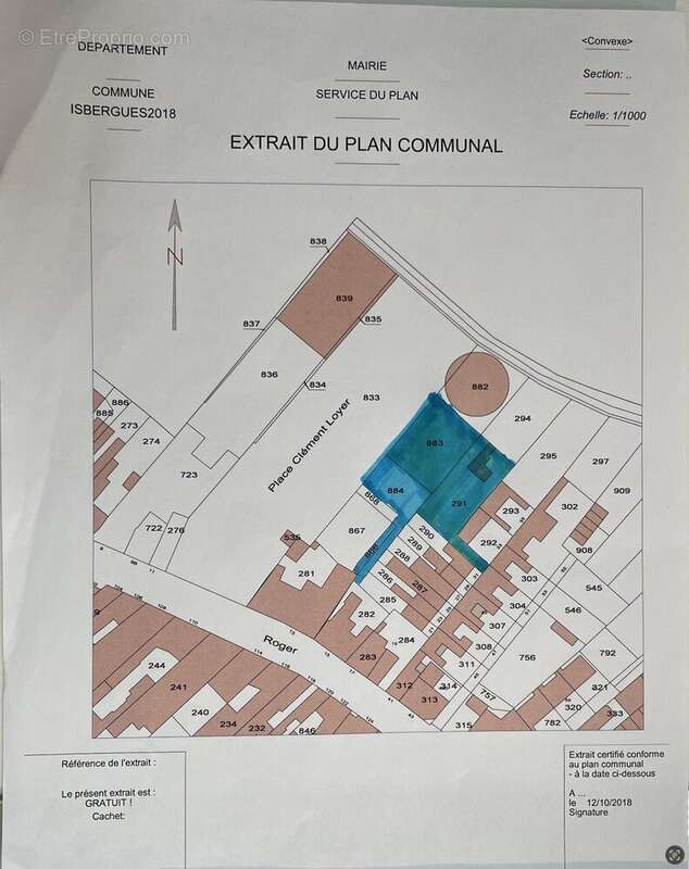 Terrain à ISBERGUES