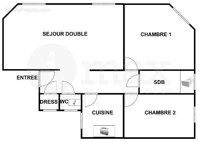 Bois-colombes chefson - 3/4 pieces - 399 000  fai - photo 4