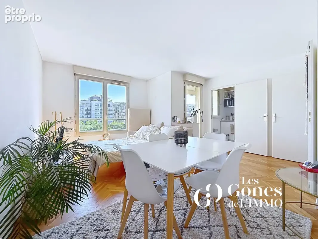 T1 31,90 m2   balcon   vue exceptionnelle sur jardin   cave - photo 8