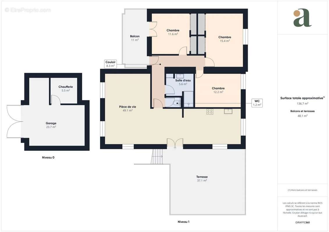 Appartement à ROGNES